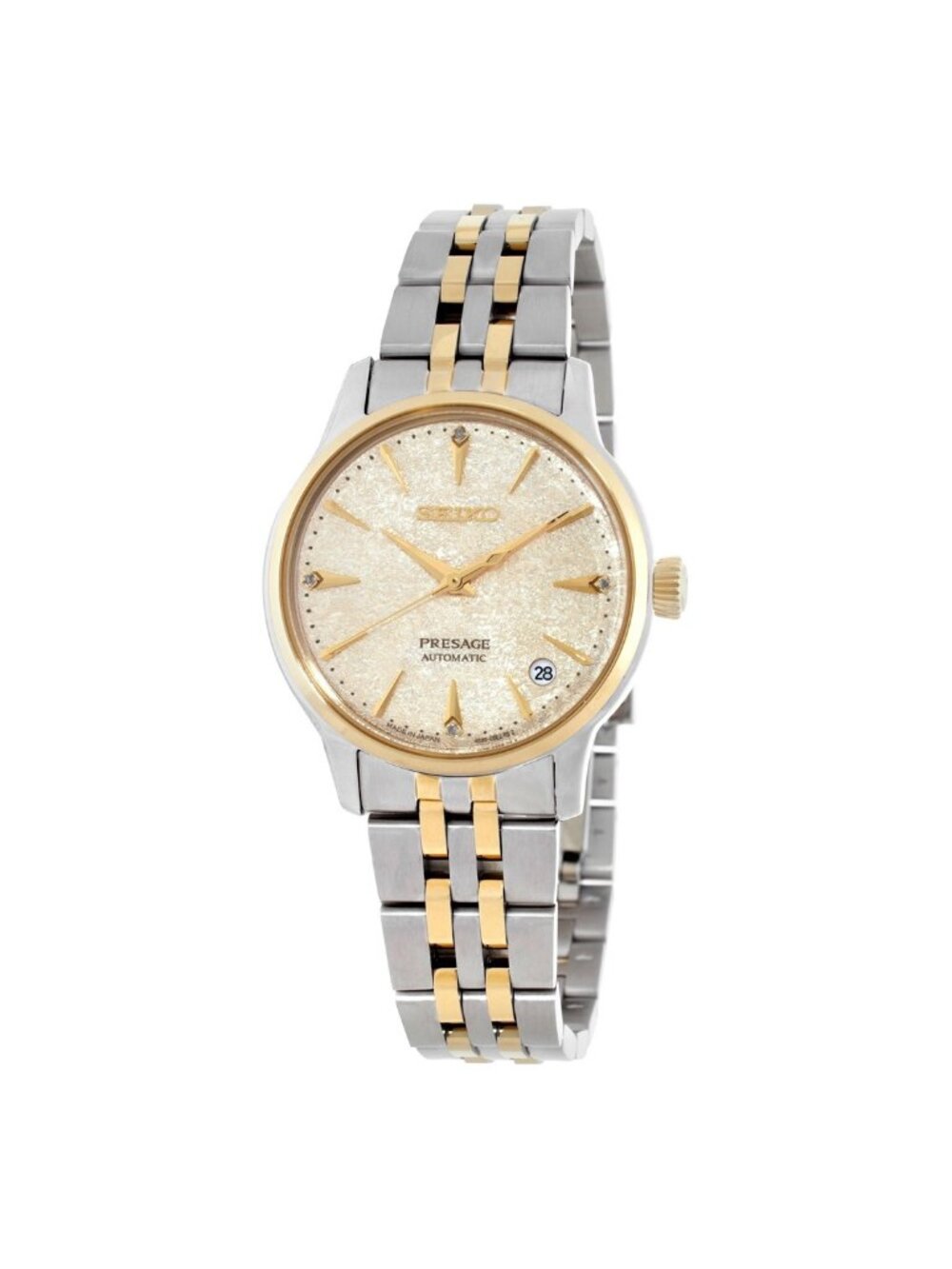 NWT Seiko Presage Automatic Champagne Dial Ladies Watch